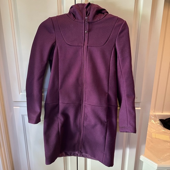 Lululemon Purple MidThigh Length Coat 2/4 - Picture 1 of 6